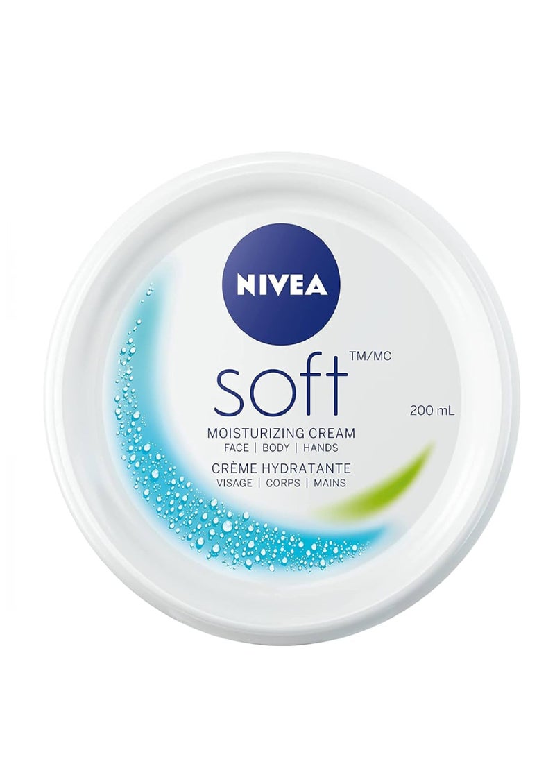 NIVEA SOFT 'MOISTURIZING CRM 200ML JAR